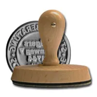 Holzstempel 100 mm rund