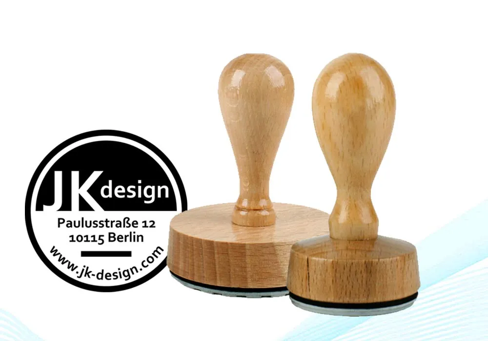 Holzstempel rund