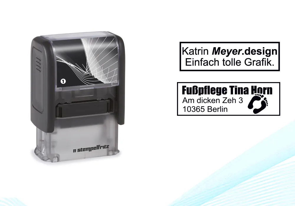 Personalisierte Adressstempel
