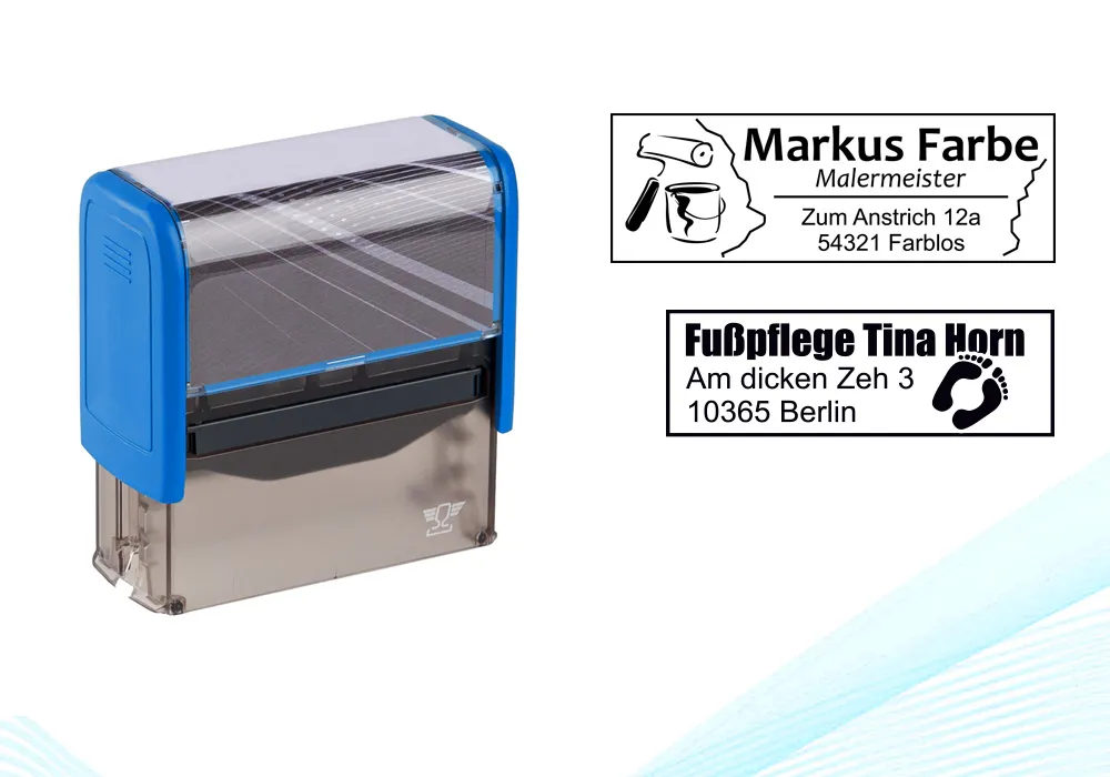 stempelfritz Imprint Line skyblue